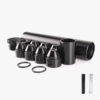 6″Lx1.05″OD Aluminum Solvent Trap Kit with Dry Storage Cups (1/2×28 or 5/8×24)